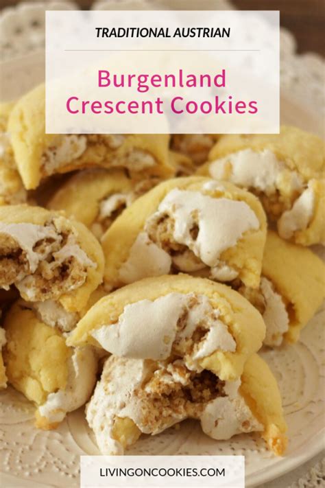 Called easter cookies or resurrection cookies, they're made with whipped egg whites, sugar, and pecans. Burgenland Crescent Cookies are an old, traditional ...