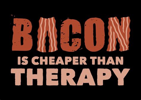 Bacon Joke Pun Meat Pork Poster By Designateddesigner Displate