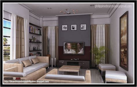 Small House Living Room Simple Kisame Design Philippines Wowhomy