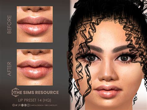 The Sims Resource Lip Preset 14 Hq