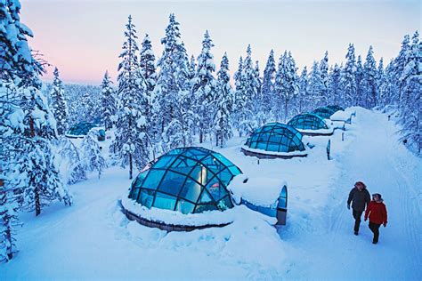 Fully movable northern lights hut. Stay in Ice Igloos in Finnish Lapland - Goway Agent ...