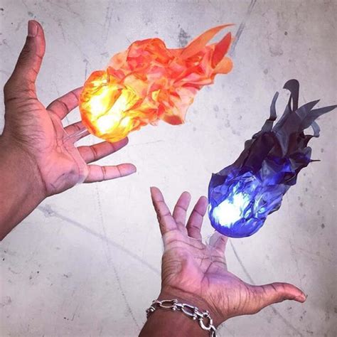 Halloween Props Floating Fireball Simulative Glowing Floating Fire