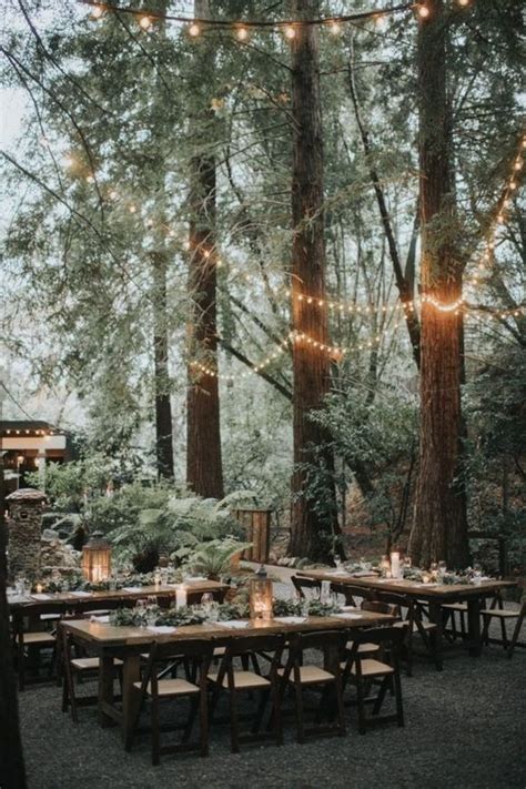 30 Stunning Woodland And Forest Wedding Reception Ideas