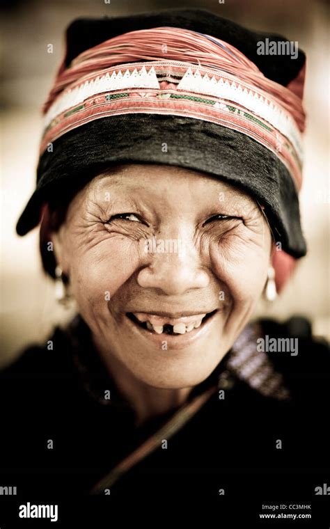 Stunning Portrait Of A Tay Tribeswoman At Bac Xum Market In Ha Giang