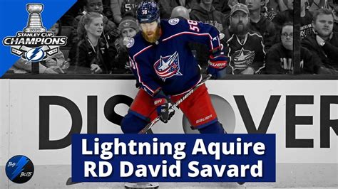 Stay up to date with nhl player news, rumors, updates, analysis, social feeds, and more at fox sports. Lightning Trade for David Savard! - YouTube