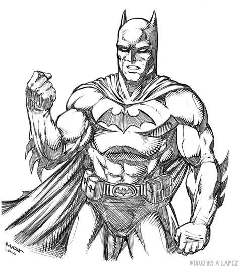 Originales Dibujos Batman De Para Colorear Facil Dibujos