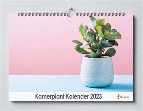 Kamerplant Kalender 2023 35x24 Cm Jaarkalender 2023 Wandkalender