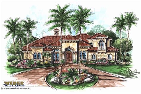 The ranch house plan style has a variety of definitions. Single Story Mediterranean House Plans Bungalow Weber ...