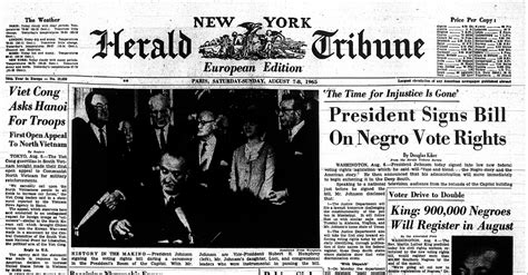 1965 Voting Rights Act Passed The New York Times