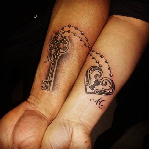 pin by brittany gower on tattoos couples tattoo designs couples hand tattoos key tattoo designs