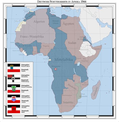 German Colonies In Africa 1944 Alternate History By Arminius1871 On