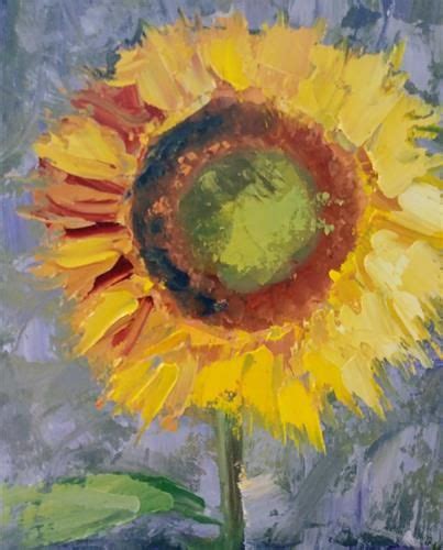 Daily Paintworks Sunflower Original Fine Art For Sale Gerri