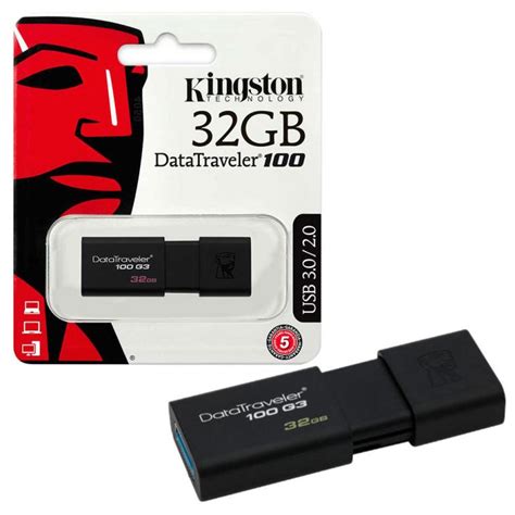 Kingston Datatraveler 100 G3 32gb Usb 30 Flash Drive Junglelk