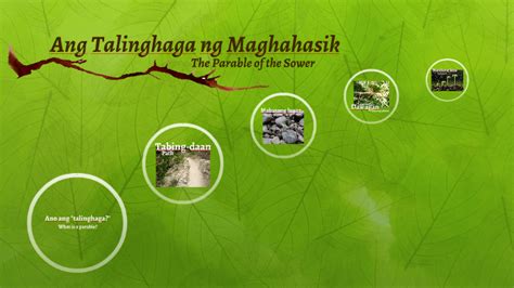Ang Talinghaga Ng Maghahasik By On Prezi Next