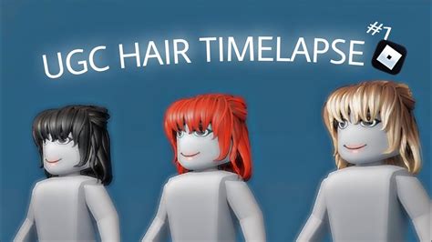 Roblox Ugc Hair Concept Timelapse 1 Youtube