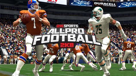 All Pro Football 2k8 1984 Denver Broncos Vs Miami Dolphins Youtube