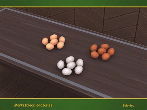 Marketplace Groceries Eggs Sims 4 Mod Download Free