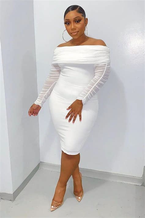 Take Me On A Dinner Date Dress Off White White Dress Party All White Party Dresses Dinner