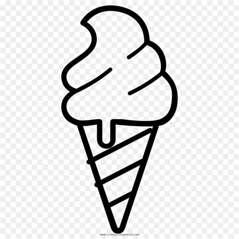 Vector Dibujo Helado Helado Vector Dibujado A Mano Dibujo Vector