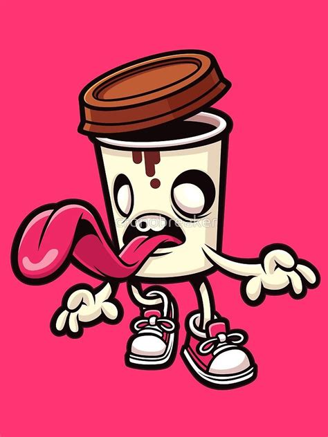 Coffee Zombie By Cronobreaker Pop Art Zombie Graffiti Cartoons