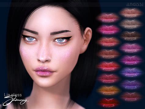 Lip Gloss Shimmering By Angissi At Tsr Sims 4 Updates