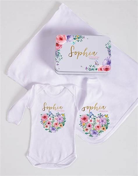 Maybe you would like to learn more about one of these? Personalised Floral Spoils Baby Gift - Gift Delivery South ...