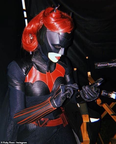 Ruby Rose Shares Fun Throwback Snap Dressed As Batwoman On Set After