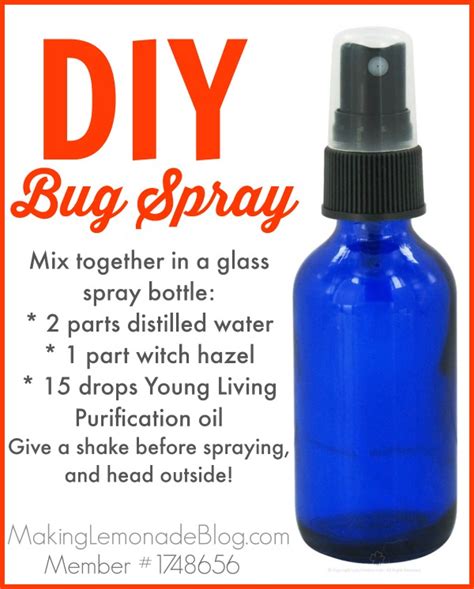 Homemade Outdoor And Camping Spray Bugs Hate It Making Lemonade