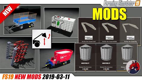 Fs19 New Mods 2019 03 11 Review Youtube
