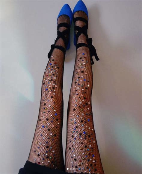 Embellished Fishnet Tights Are Here And It Will Make You Feel Like A
