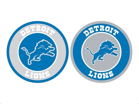 Detroit Lions Svg Nfl Football Bundle Clipart Stencil Decals Etsy