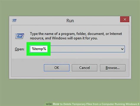 How To Delete Temporary Files From A Computer Running Windows 8