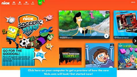 Nickalive Nickelodeon Usa Unveils Working Preview Of The All New
