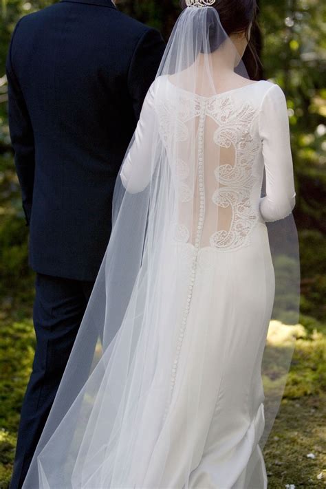 Elegant Sexy Inspired Bella Kristen Stewart Wedding Dress In Movie