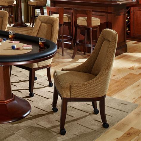Handpick the exact theme of décor you desire to create the perfect game room atmosphere. Poker Chairs w/ Swivel Base & Custom Leather | Lindgren ...