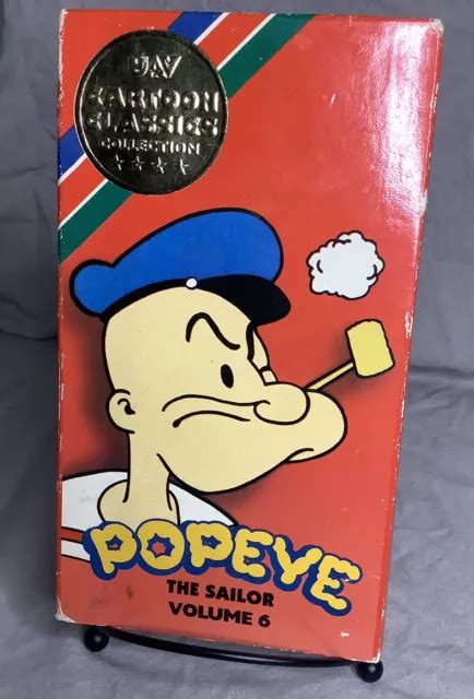 Vintage Uav Cartoon Classics Collection Popeye The Sailor Volume Vhs