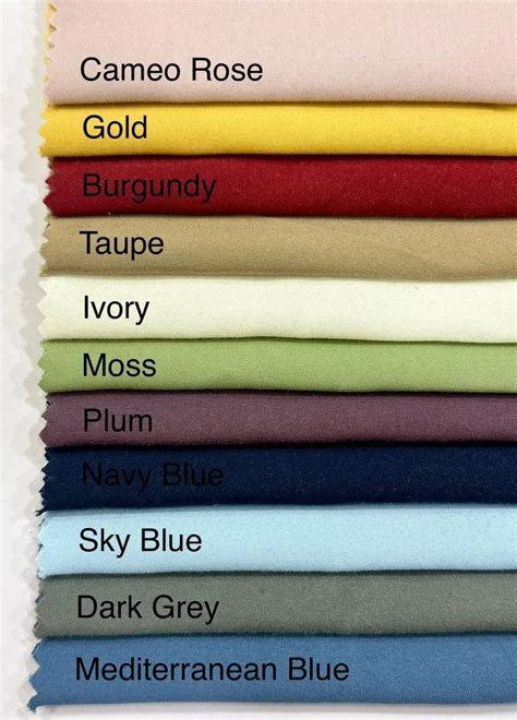 Solid Dyed Micro Polyester Fabrics 110 GSM Export Quality Fabric