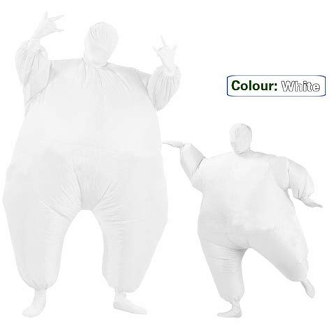 Fan Operated Inflatable Fancy Chub Fat Masked Suit Dress Party Costume