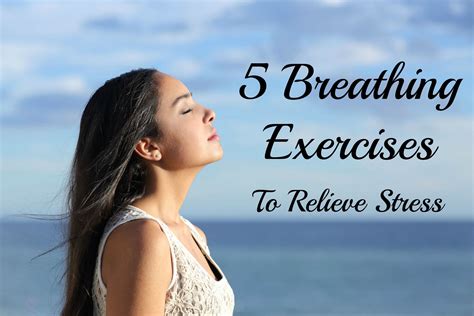5 Breathing Exercises To Relieve Stress Mindful Art Studio