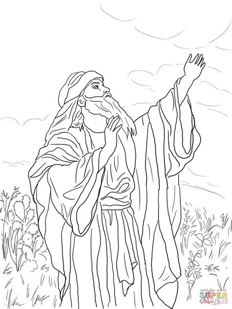 Prophet Isaiah Coloring Page Free Printable Coloring Pages