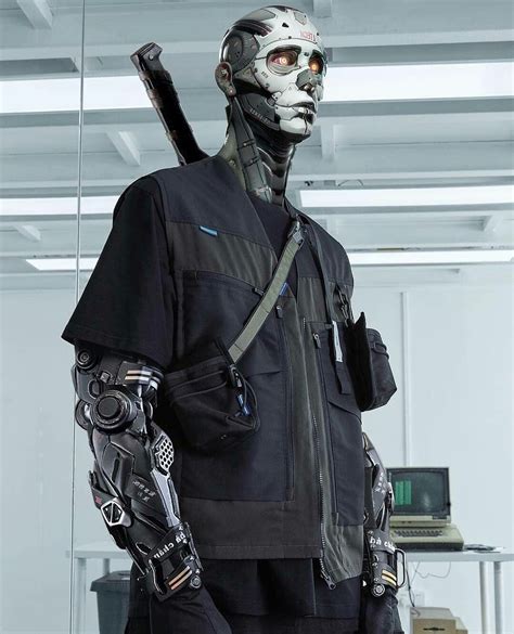 How To D Model A Cyberpunk Robot In Robot Concept Art Cyberpunk Character Sci Fi