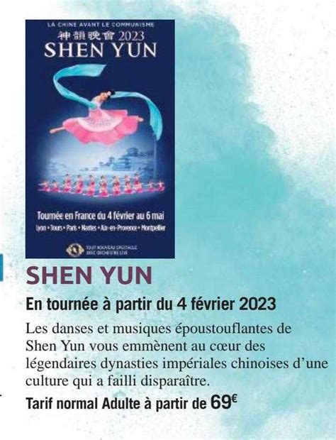 Promo Shen Yun Chez Carrefour Spectacles Icatalogue Fr
