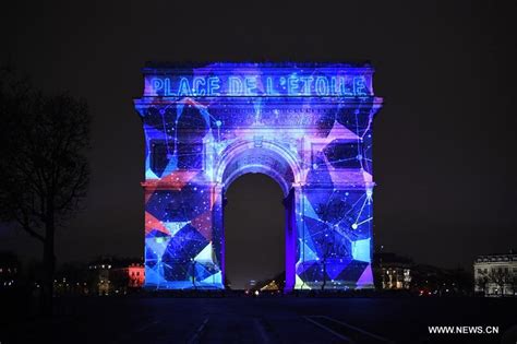 France Illuminations De L Arc De Triomphe Pour Célébrer Le Nouvel An French News Cn