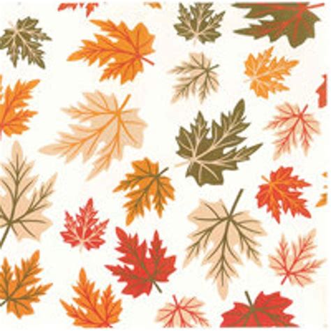 Fall Autumn Leaves Print Tissue Paper Exclusive