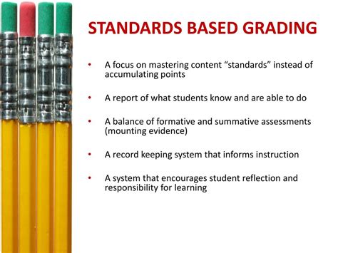 PPT - Standards Based Grading: A New Outlook on Grading PowerPoint ...