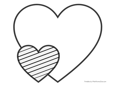 Love And Hearts Coloring Pages