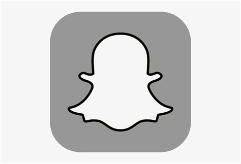 White Snapchat Logo Png Snapchat Icon No Background Png Image