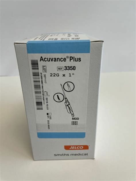 New Smith Medical 3350 Acuvance Plus Catheters Box Of 50 M4