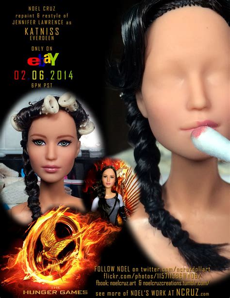 Soon Hunger Games Katniss Custom Dolls By Noel Cruz Flickr
