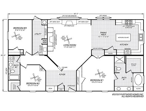 We invest in continuous product and process improvement. 1993 Fleetwood Manufactured Home Floor Plans